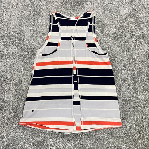 Lululemon All Tied Up Tank
Beach Blanket Stripe Alarming Naval Blue - Picture 12 of 15